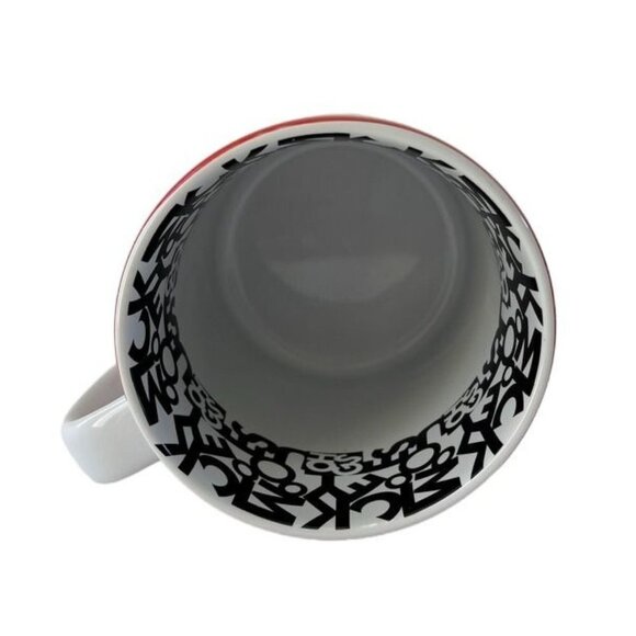 Mickey Mouse Silhouette Authentic Original Disney Parks Red and Black Coffee Mug - Picture 7 of 7